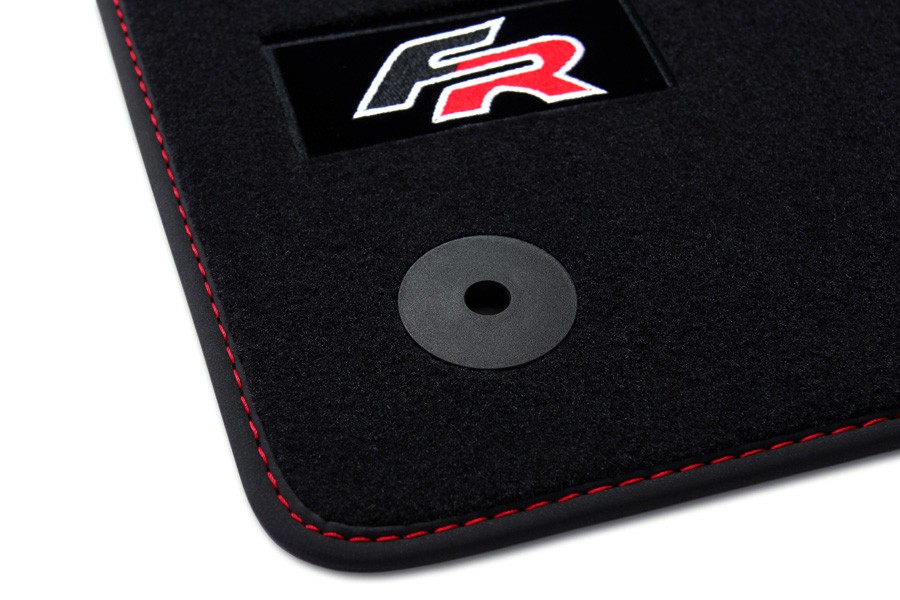 FR Tapis de sol de voitures pour Seat Leon 2 II 1P 20052012 Tapis de